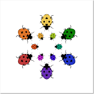 Ladybug Color Wheel Posters and Art